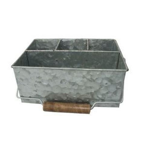 CADDY 4 COMPARTMENT GALVANISED