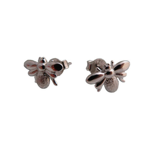 SILVER BEE STUDS