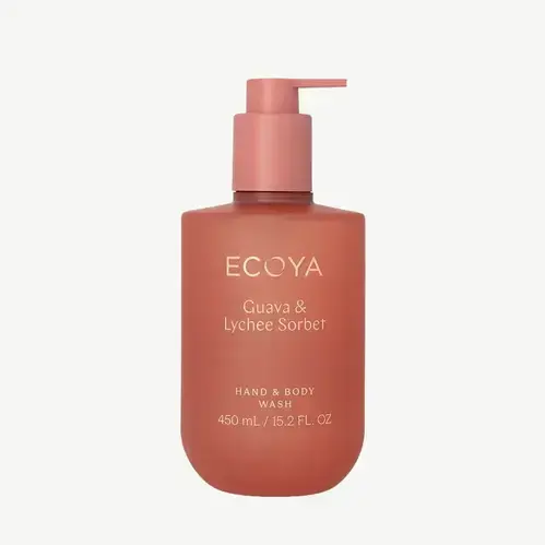 ECOYA GUAVA & LYCHEE SORBET HAND & BODY WASH