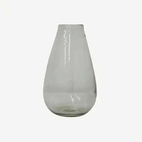 GLASS VASE CLEAR BULB