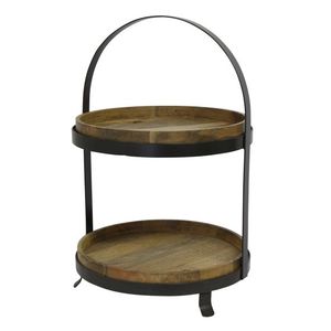 PLOUGHMANS LGE 2 TIER CAKE STAND