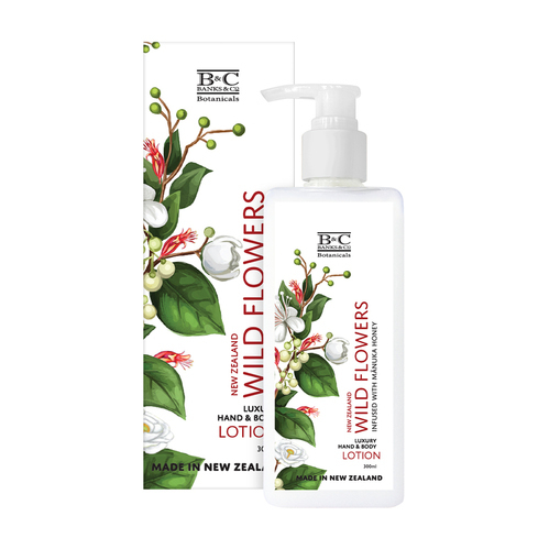 NZ WILD FLOWER LOTION 300ml