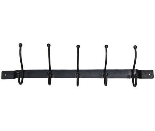 5 HOOK BAR 62 CM OLD METAL