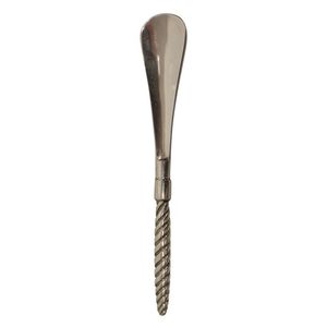 SHOE HORN SILVER TWISTED HANDLE