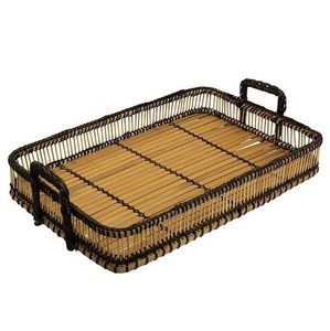 TRAY RECT WOVEN LGE