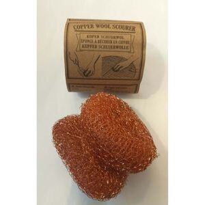 COPPER WOOL SCOURER SET/2