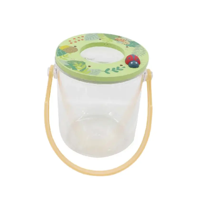 MAGNIFYING BUG JAR WOODEN