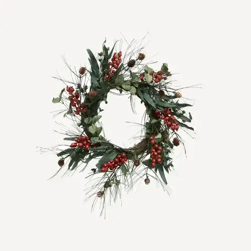 WREATH FORAGED BERRY small