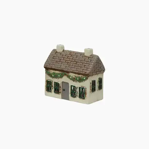 CHRISTMAS T/LIGHT HOUSE COTTAGE W SWAG