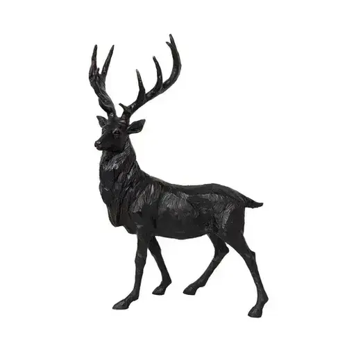 BLACK STAG TURNING HEAD