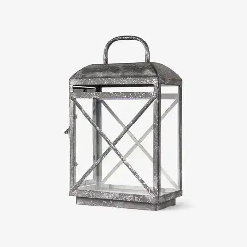 JARDIN LANTERN AGED GREY SMALL