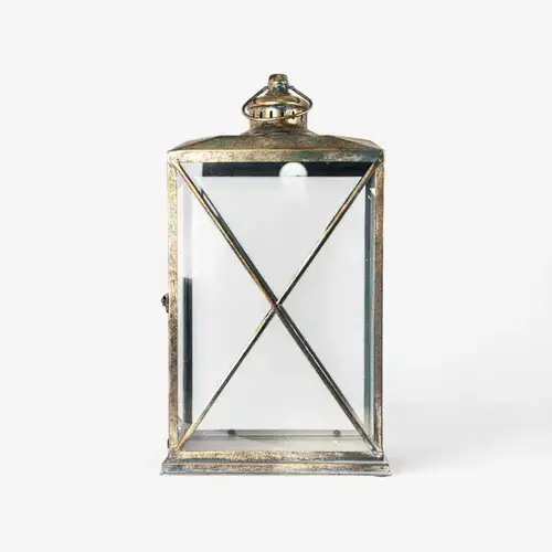 CALYPSO LANTERN AGED GOLD LARGE