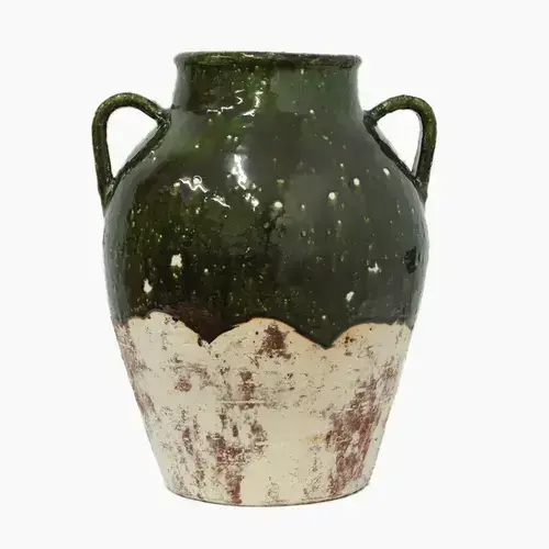 ROMANO URN LARGE GREEN