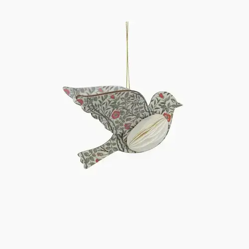 VINTAGE PATTERN BIRD CREAM HANGING