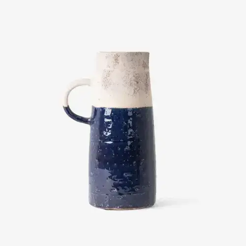 MONTE TERRACOTTA JUG DK BLUE