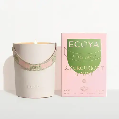 ECOYA CERAMIC CANDLE BLACKCURRANT & MINT