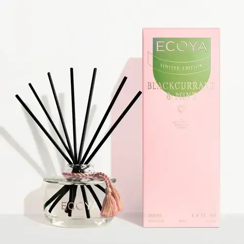 ECOYA REED DIFFUSER BLACKCURRANT & MINT