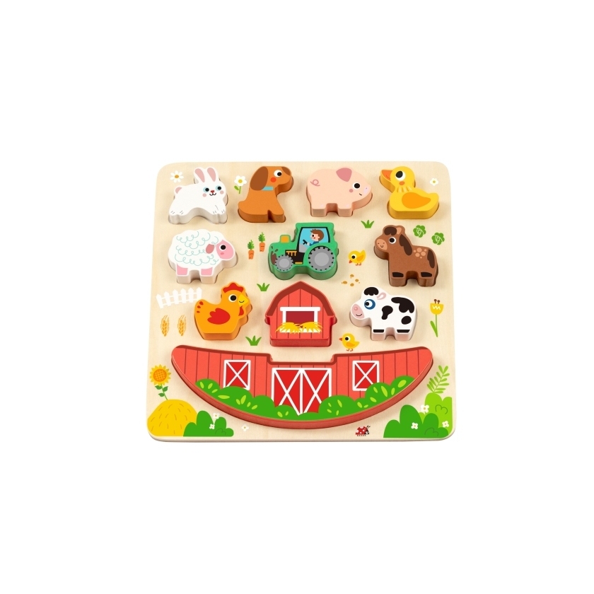2 IN 1 BALANCE PUZZLE FARM