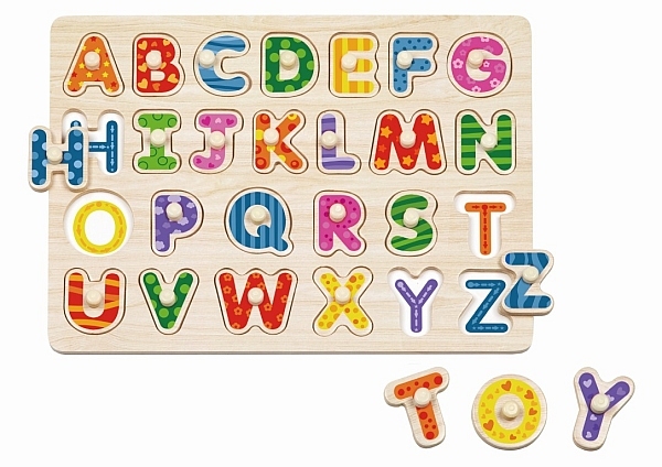 WOODEN ALPHABET PUZZLE