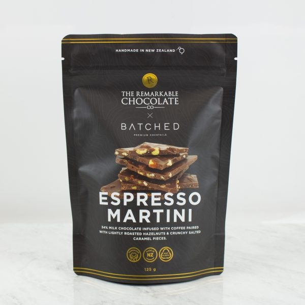 CHOCOLATE BARK HAZELNUT ESPRESSO 125g