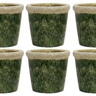PLANTER MED TUSCAN STYLE GREEN