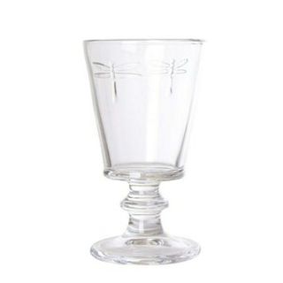 WINE GOBLET DRAGONFLY 9X16CM