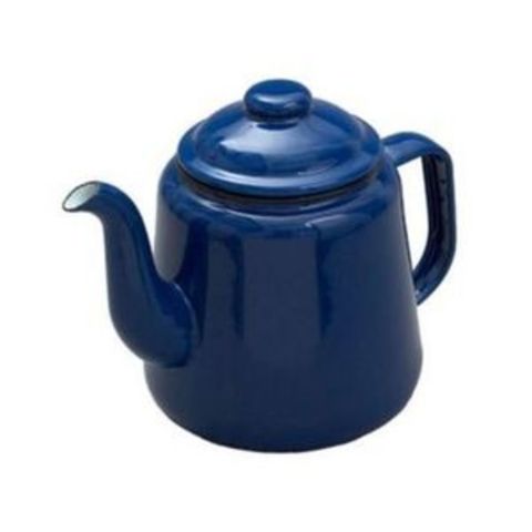 ENAMEL TEAPOT BLUE