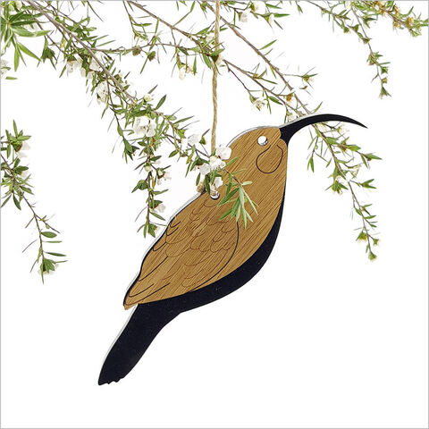 HUIA Bamboo & Black Acrylic