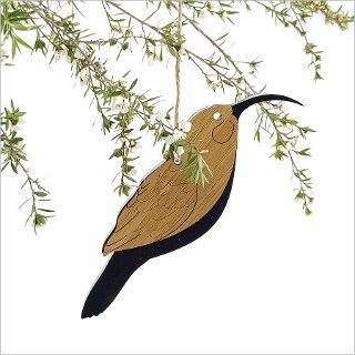 HUIA Bamboo & Black Acrylic