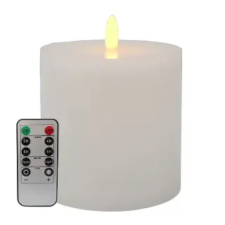 LED CANDLE 10X10 WHT