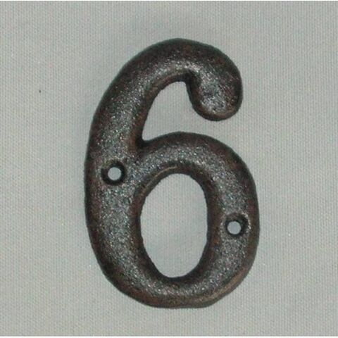 IRON NUMBER 6 - 9cm