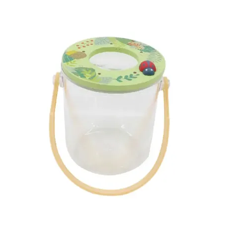MAGNIFYING BUG JAR WOODEN