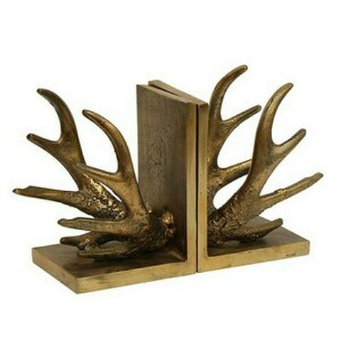 ANTLER BOOKENDS