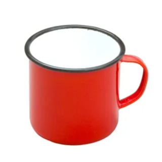 ENAMEL MUG FALCON RED 500ML