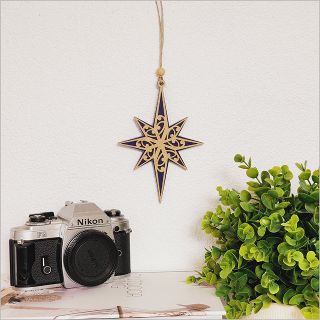 MATARIKI STAR BLUE acrylic bamboo