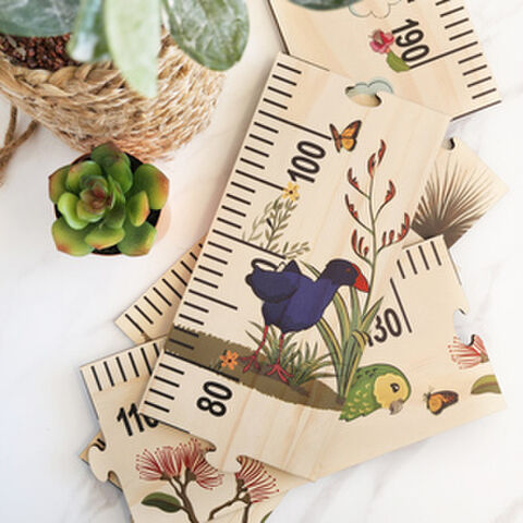 HEIGHT CHART FLORAL NZ BIRDS