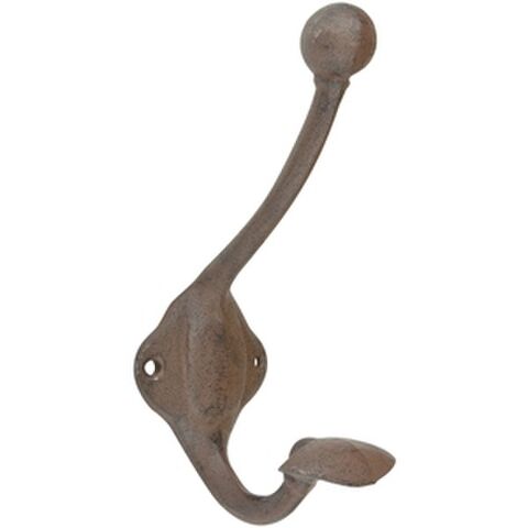 COAT & BOWLER HAT HOOK CAST IRON