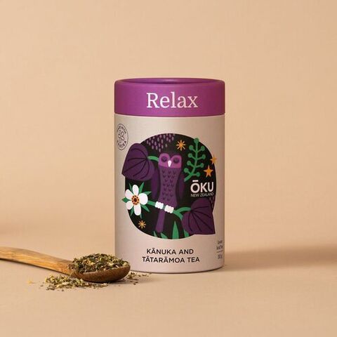 TEA TUBE RELAX 30GM LEAVES OKU NZ