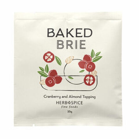BAKED BRIE CRANBERRY & ALMOND TOPPING