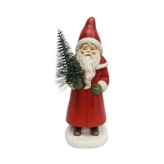 VINTAGE SANTA w TREE
