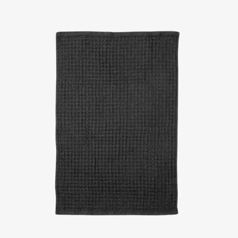 TEA TOWEL CHUNKY WAFFLE CHARCOAL 2pk