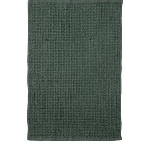 TEA TOWEL CHUNKY WAFFLE OLIVE 2pk