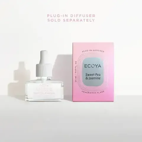 ECOYA FRAGRANCE FLASK Sweetpea & Jasmine