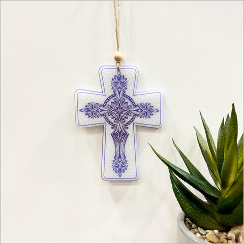 CROSS PRINTED CLASSIC BLUE WHITE