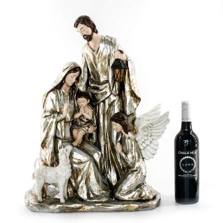 NATIVITY 1 piece GOLD w/ ANGEL