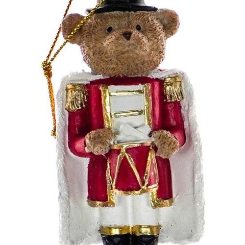 TEDDY NUTCRACKER TREE DEC
