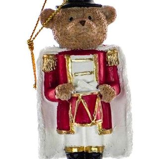 TEDDY NUTCRACKER TREE DEC