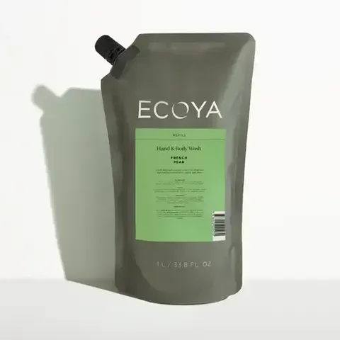 ECOYA HAND & BODY WASH REFILL French Pear