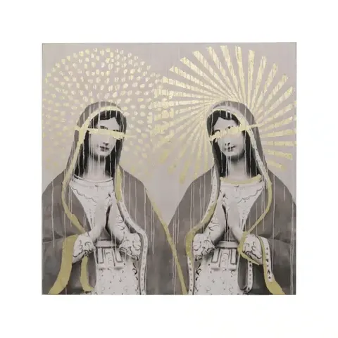 ART CANVAS ICON GOLD 60x60