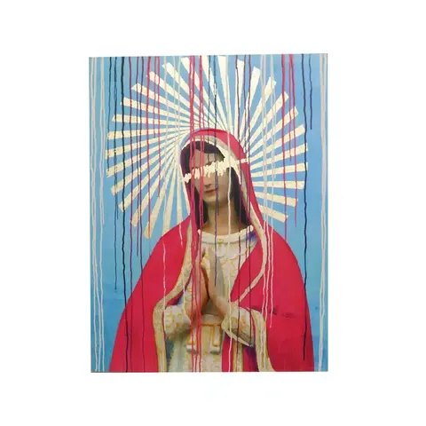 ART CANVAS ICON PINK 60x80